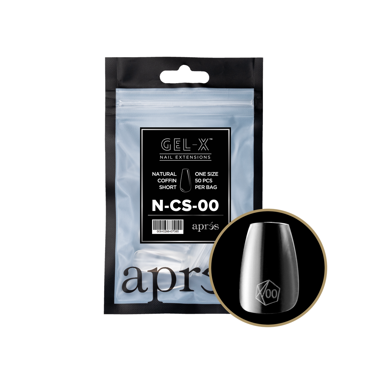 Apres gel-x tip refill - n-cs-00