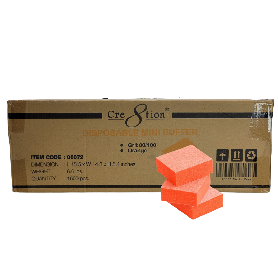 MINI BUFFER (1500 PCS/CASE) (ORANGE 80/100)