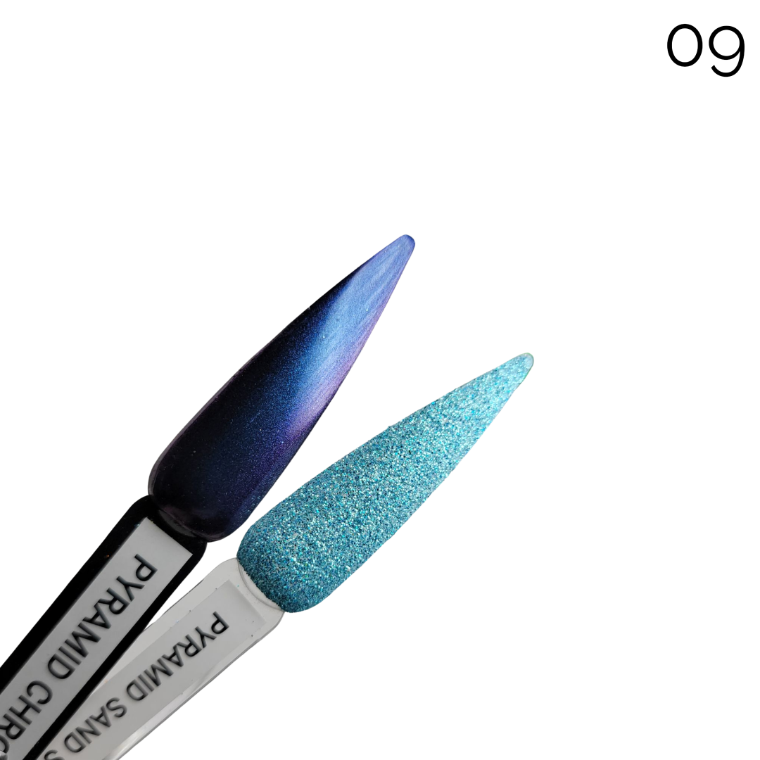 Pyramid Dipping Powder, Chrome Collection #09