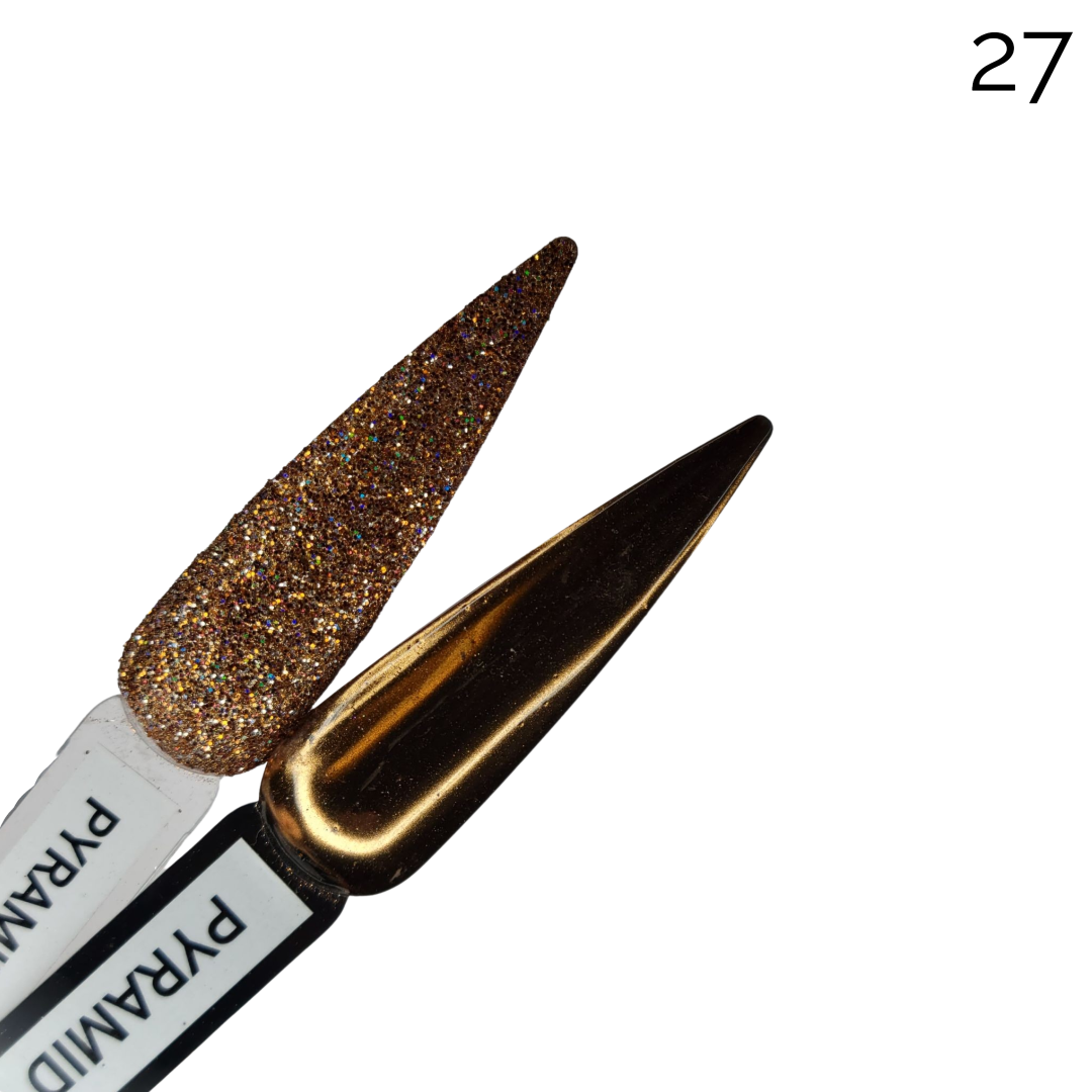 Pyramid Dipping Powder, Chrome Collection #27