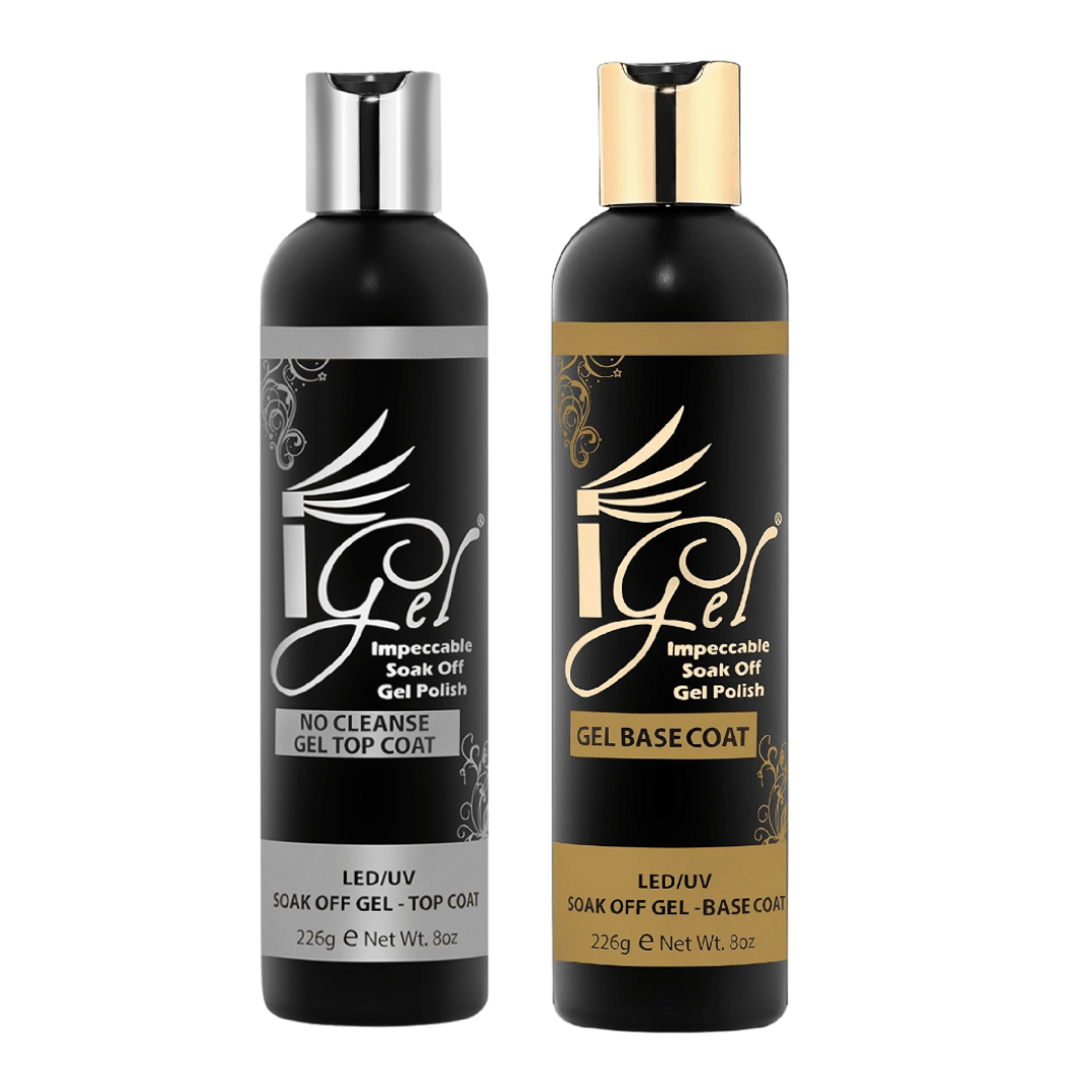 iGel No Cleanse Top and Base Coat Duo 8oz