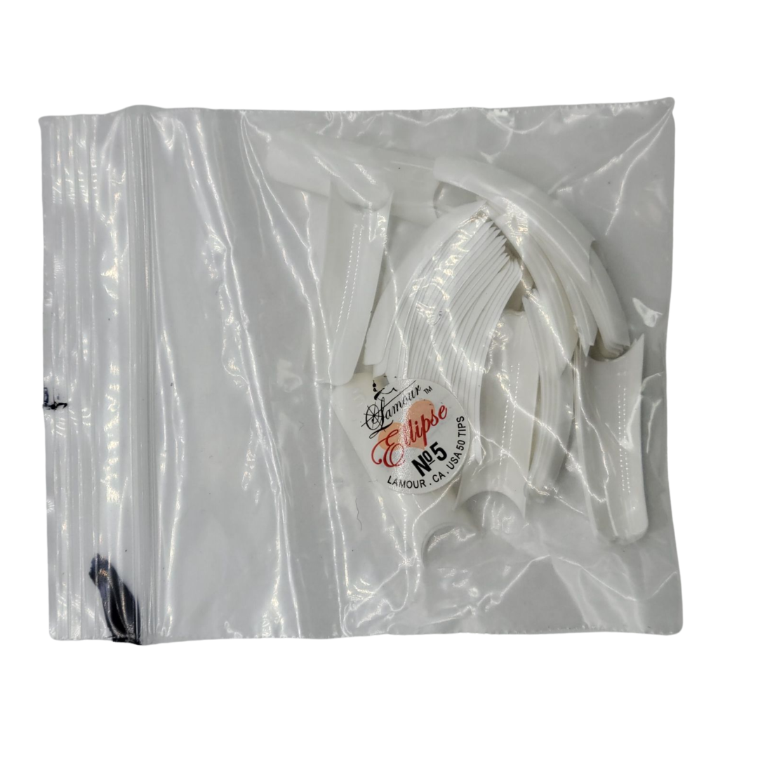 Lamour Ellipse (Deep French) Nail Tip - #5