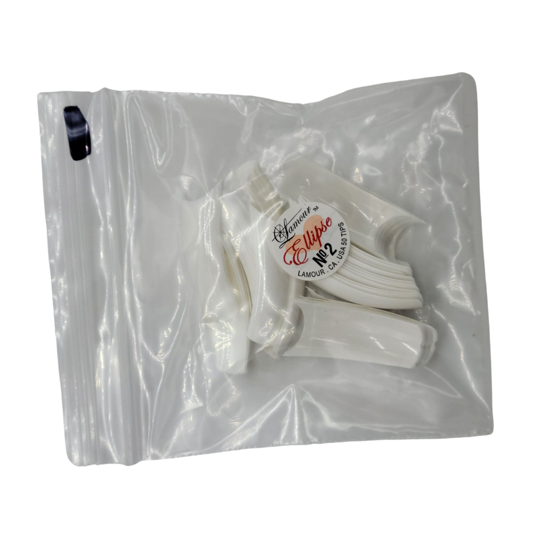 Lamour Ellipse (Deep French) Nail Tip - #2