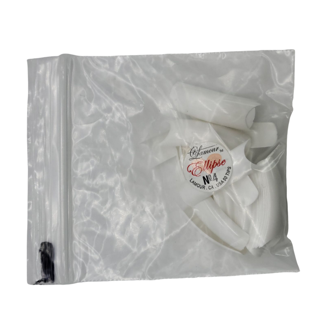 Lamour Ellipse (Deep French) Nail Tip - #4