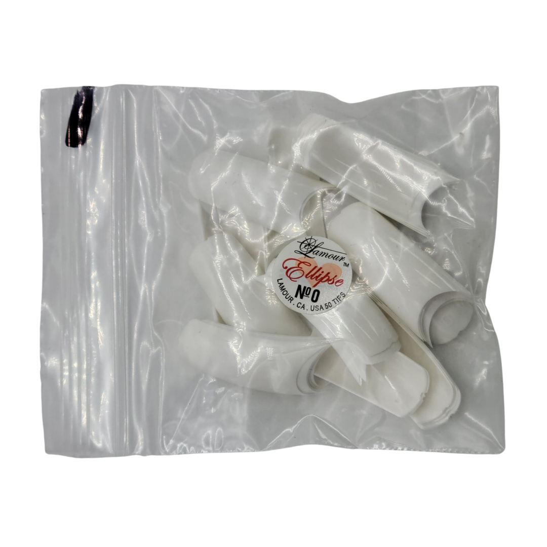 Lamour Ellipse (Deep French) Nail Tip - #0