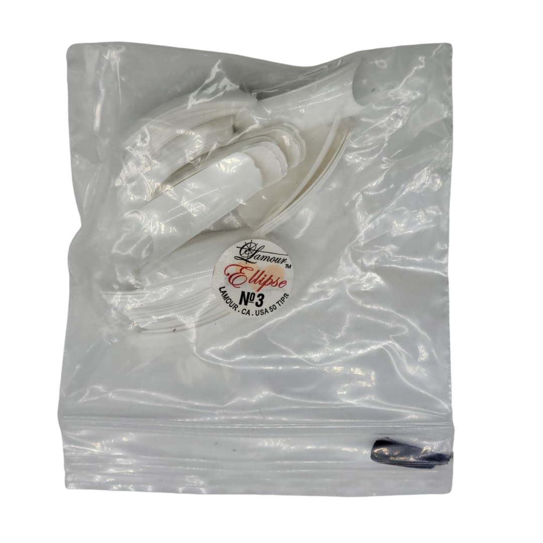 Lamour Ellipse (Deep French) Nail Tip - #3