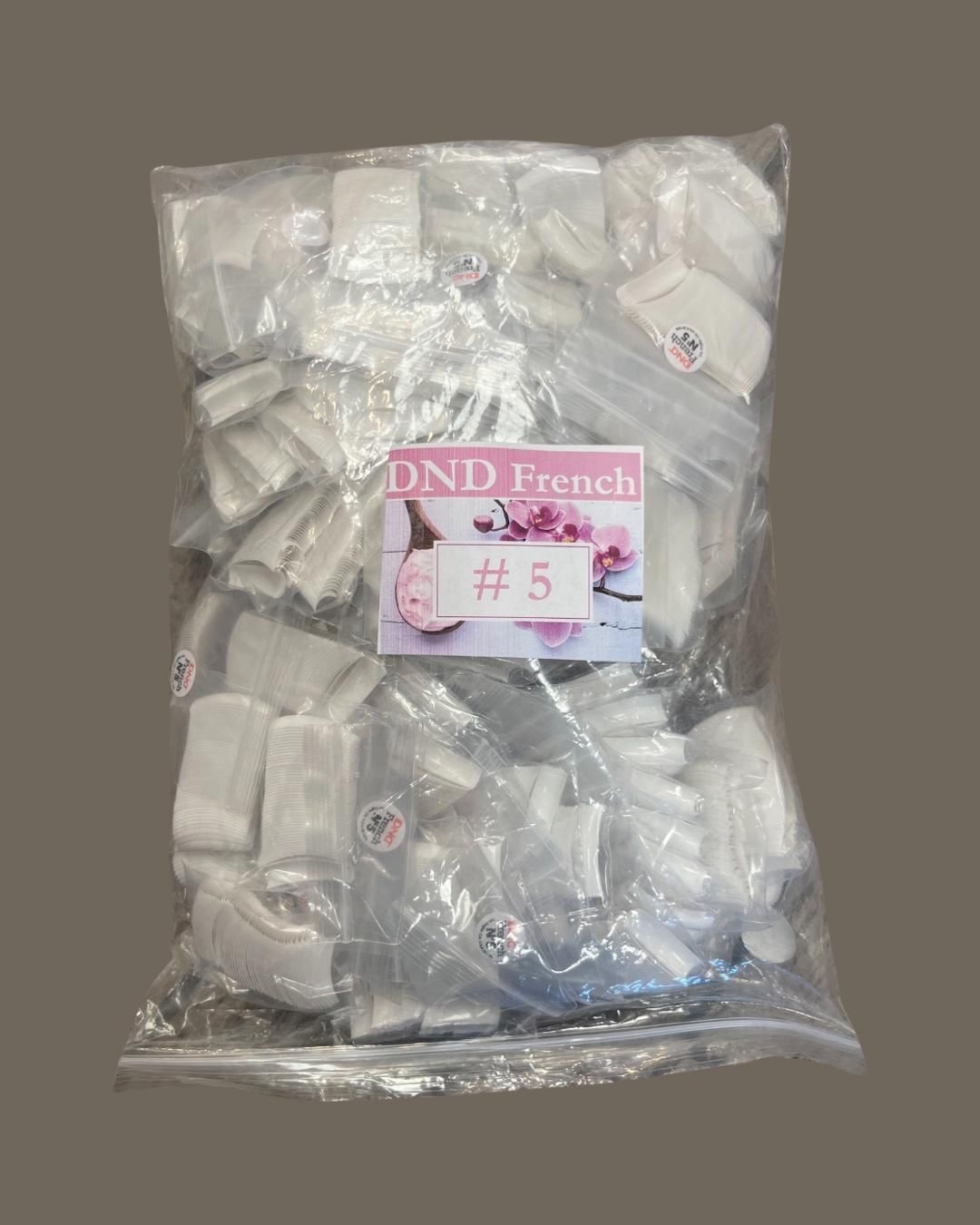 #5 - DND French Tip - BIG BAG 100pcs