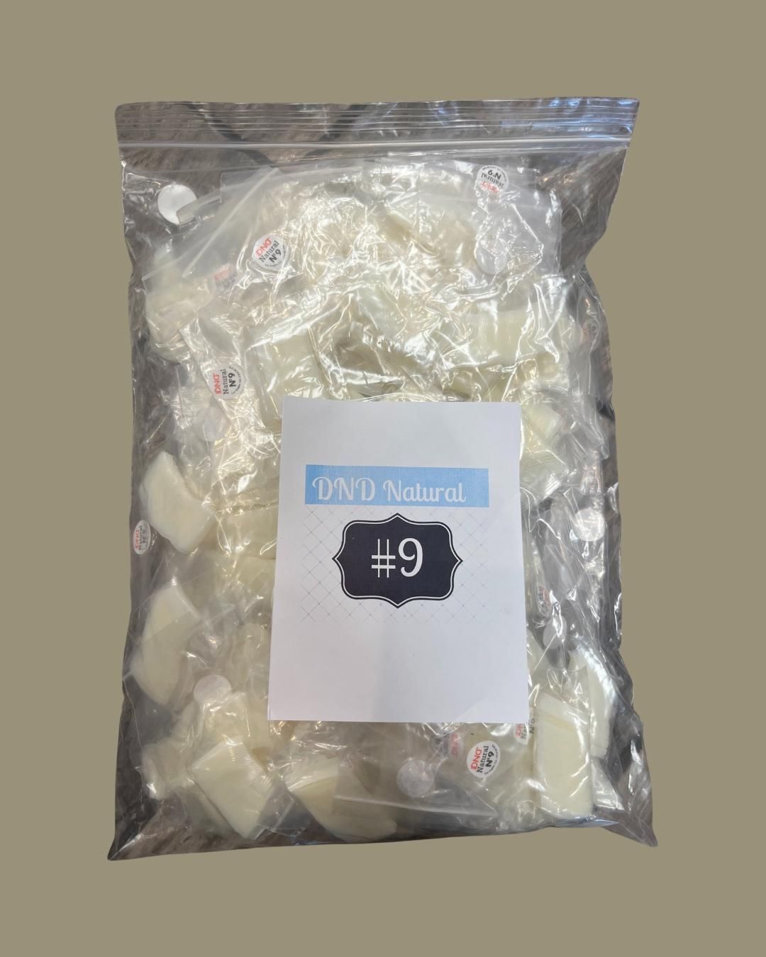 #9 - DND Natural Tip - BIG BAG 100pcs