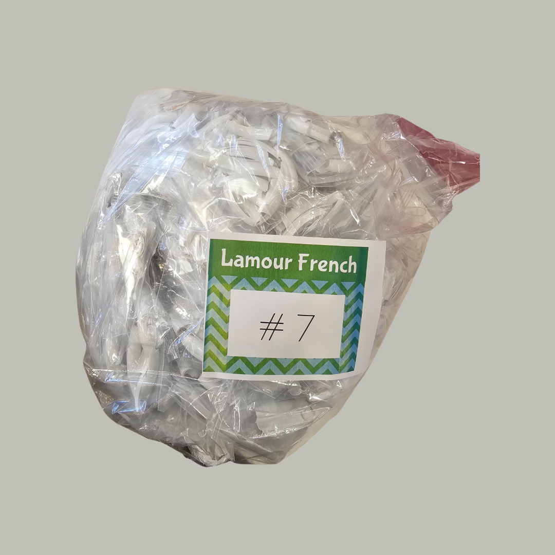 F7 - Lamour French Tip - BIG BAG 100pcs