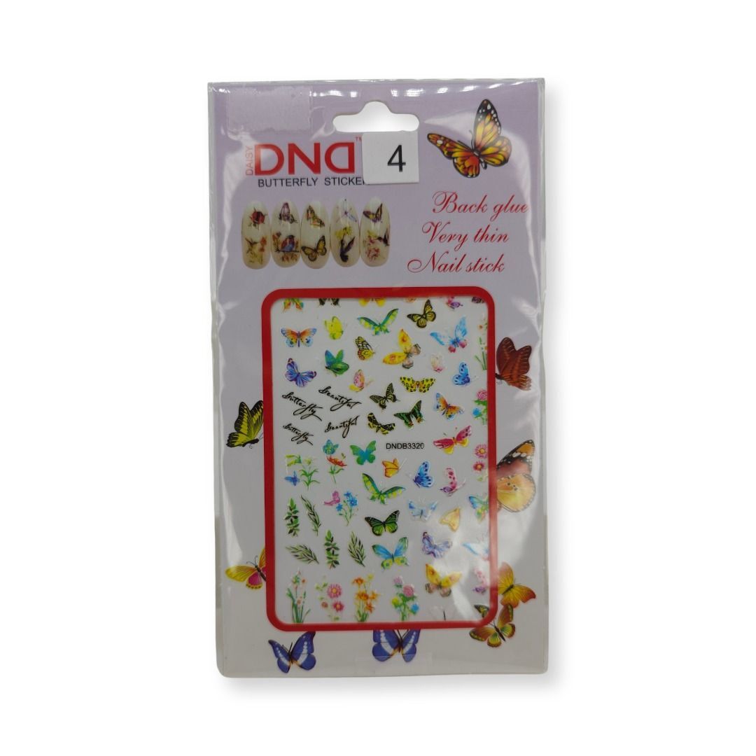 DND Nail Stickers - Butterflies