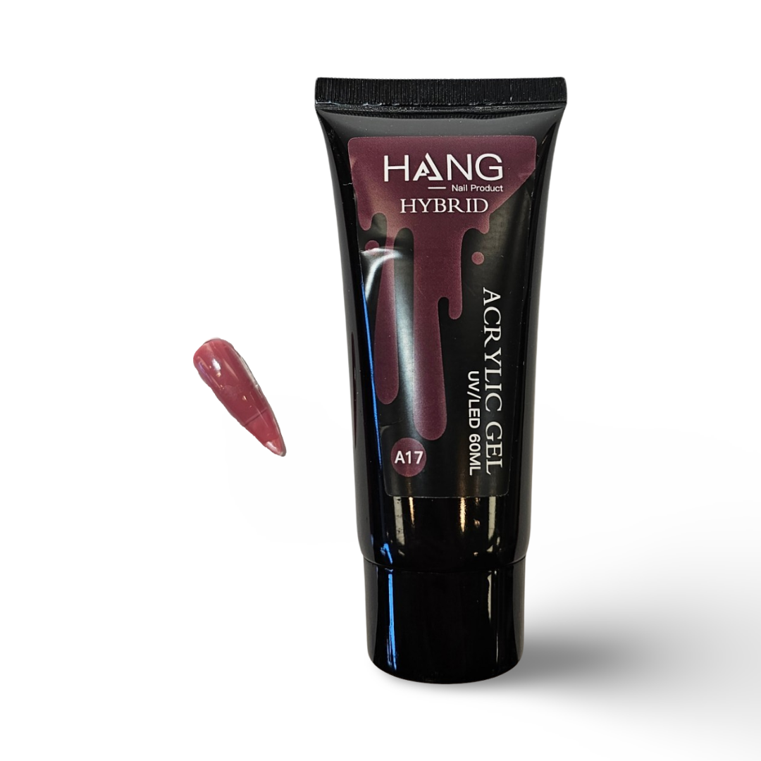 HANG Hybrid Acrylic UV/LED Polygel - A17 Deep Cranberry