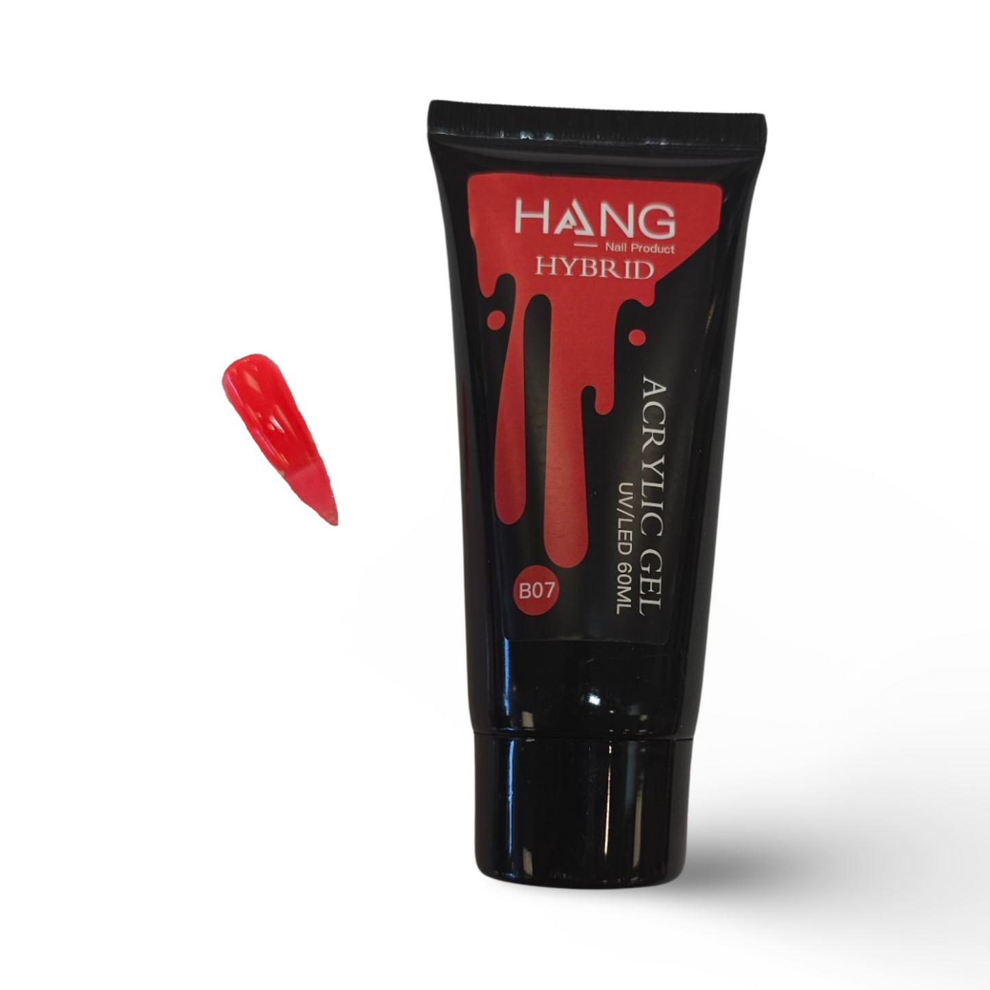 HANG Hybrid Acrylic UV/LED Polygel - B07 Neon Red
