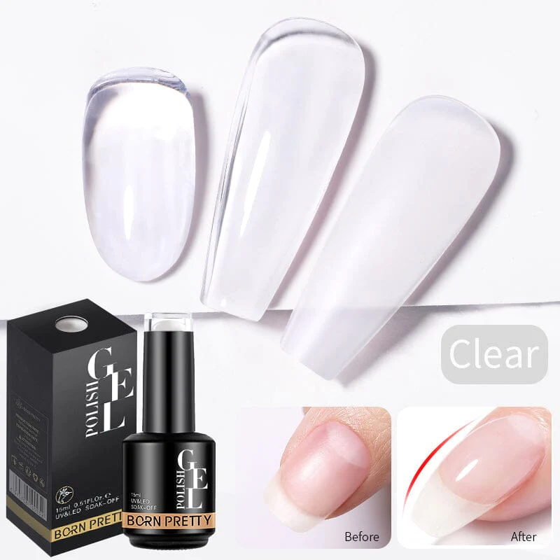 Clear - Born Pretty Rubber Base Gel