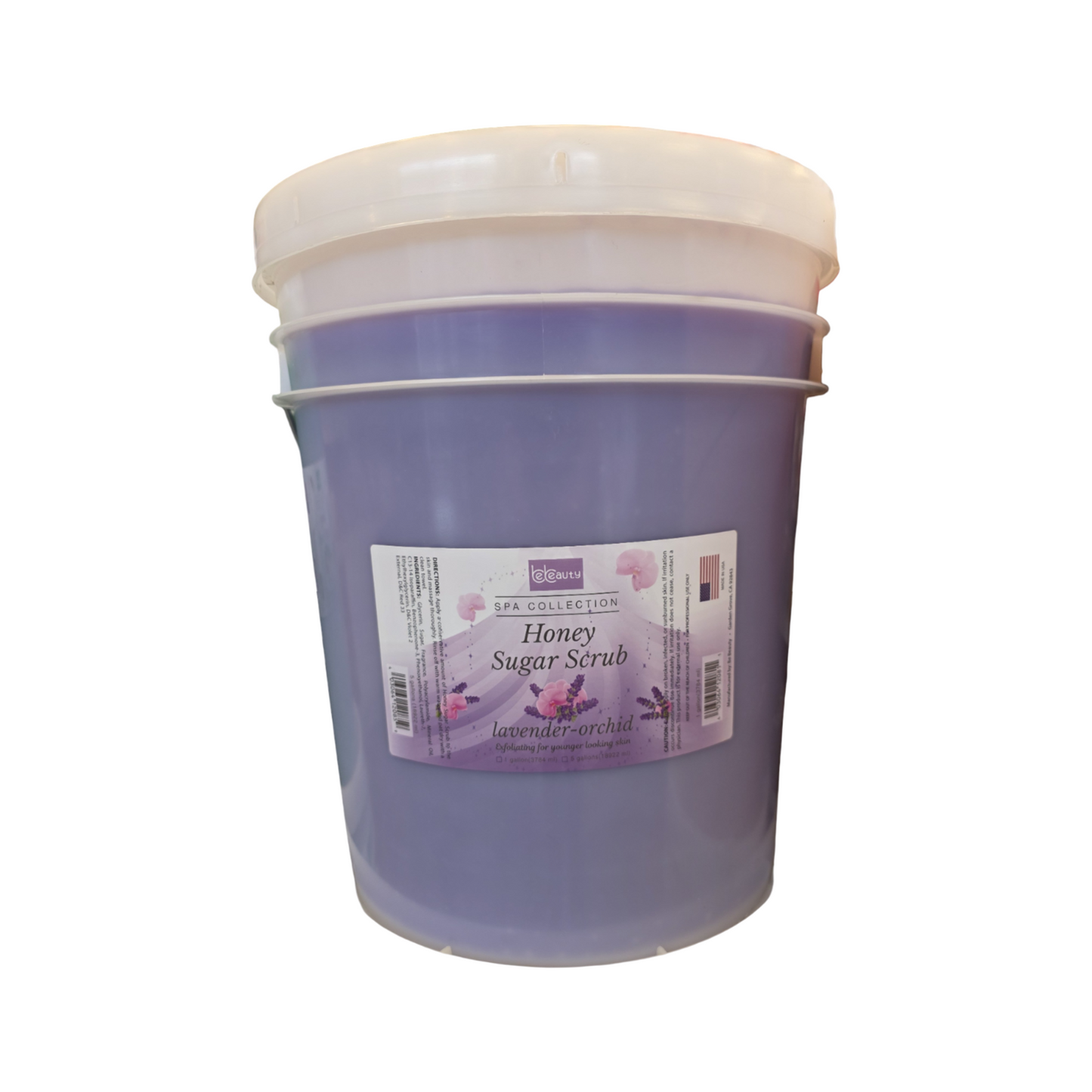 Be Beauty Honey Sugar Scrub – Lavender-Orchid (5 Gallon)