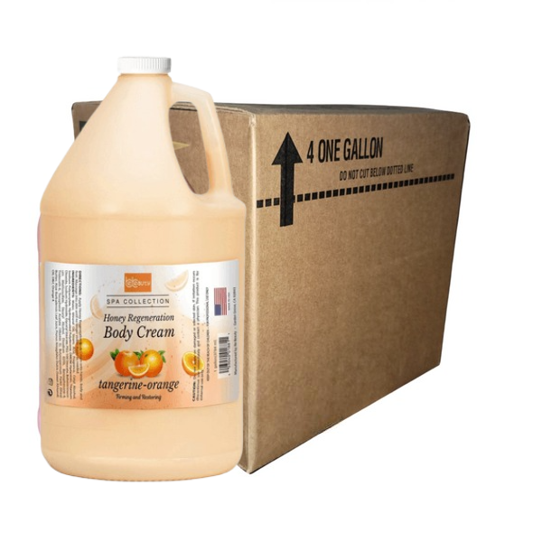 Be Beauty Honey Regeneration Body Cream – Tangerine-Orange (Case of 4 Gallons)