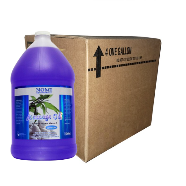 NOMI Massage Oil – Lavender (Case of 4 Gallons)