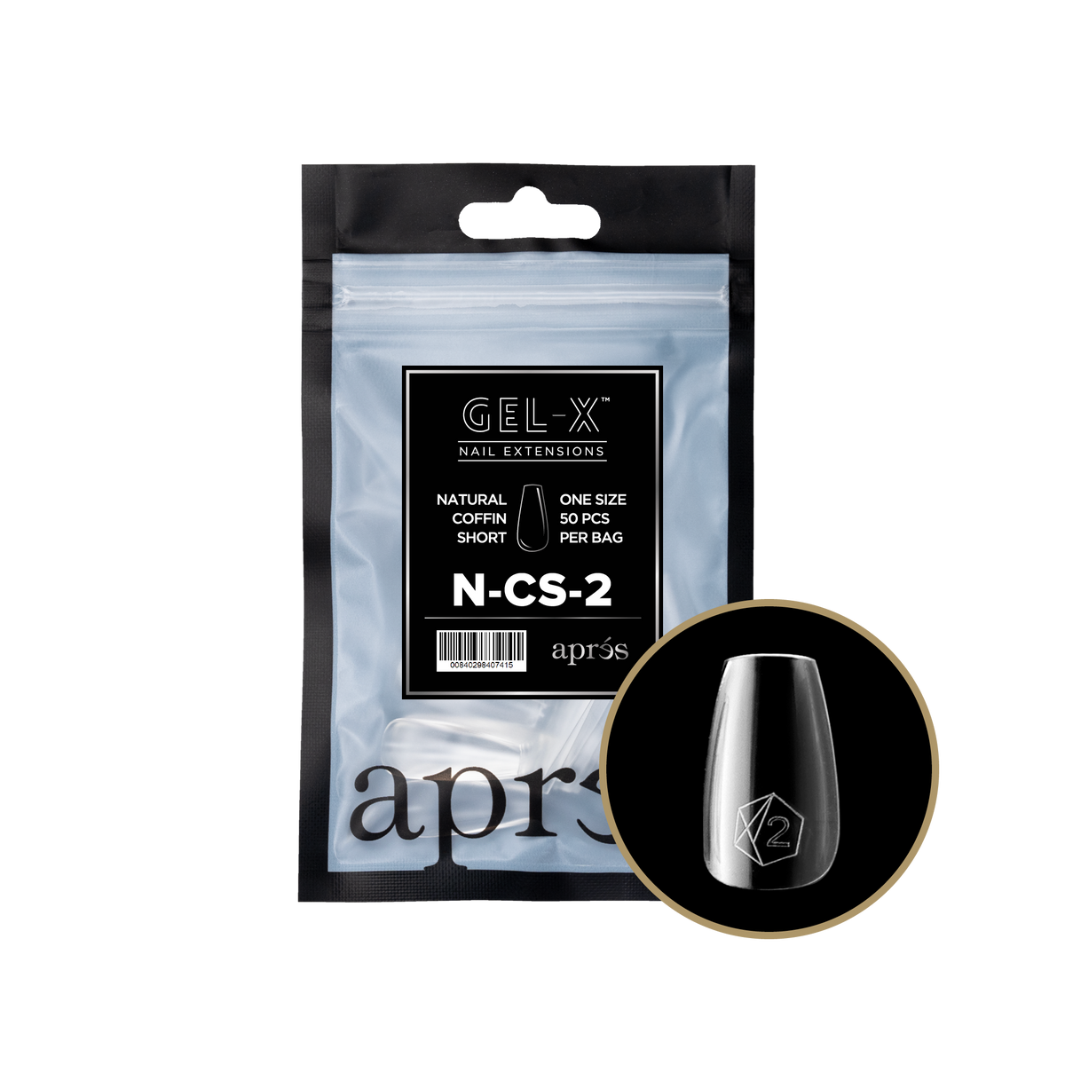 Apres gel-x tip refill - n-cs-2