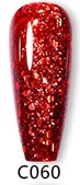 Born Pretty Gel Polish C060 - Red Sequins