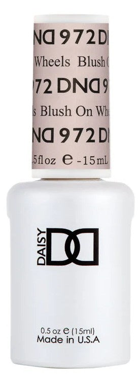 DND gel 972 Blush on Wheels