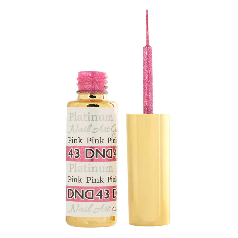 DND Gel Art Liner Platinum 54 Pink