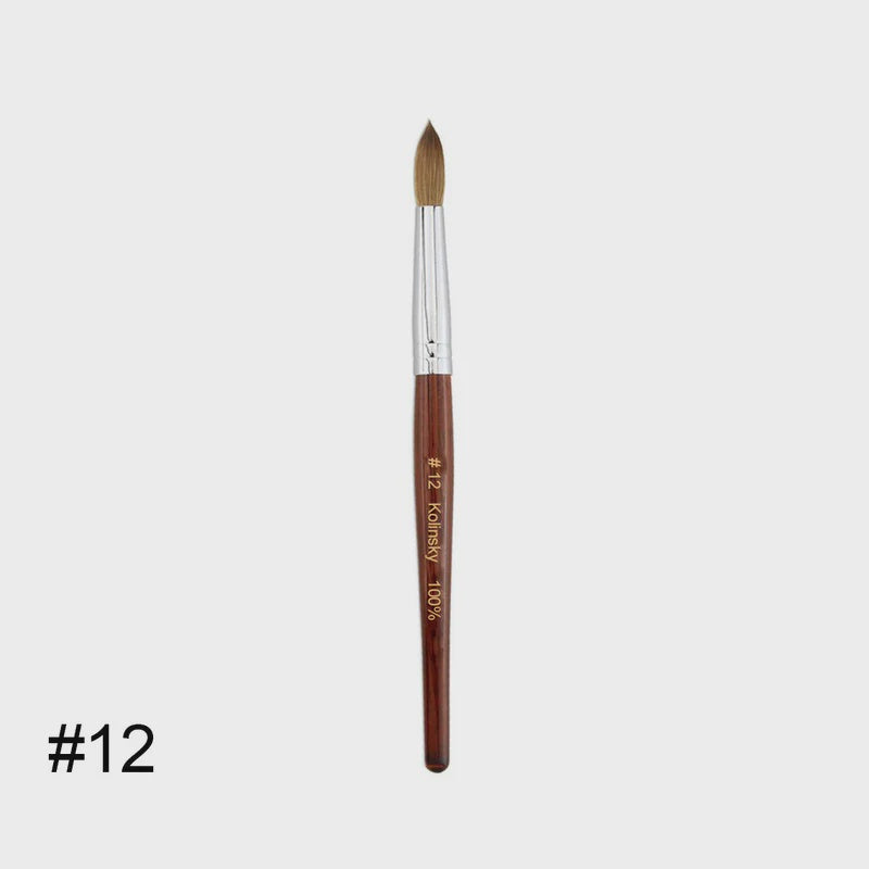 100% kolinsky acrylic brush #10