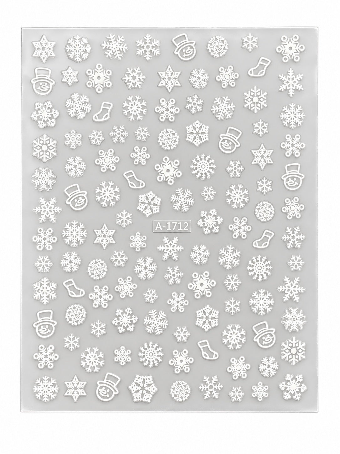 Winter nail art stickers