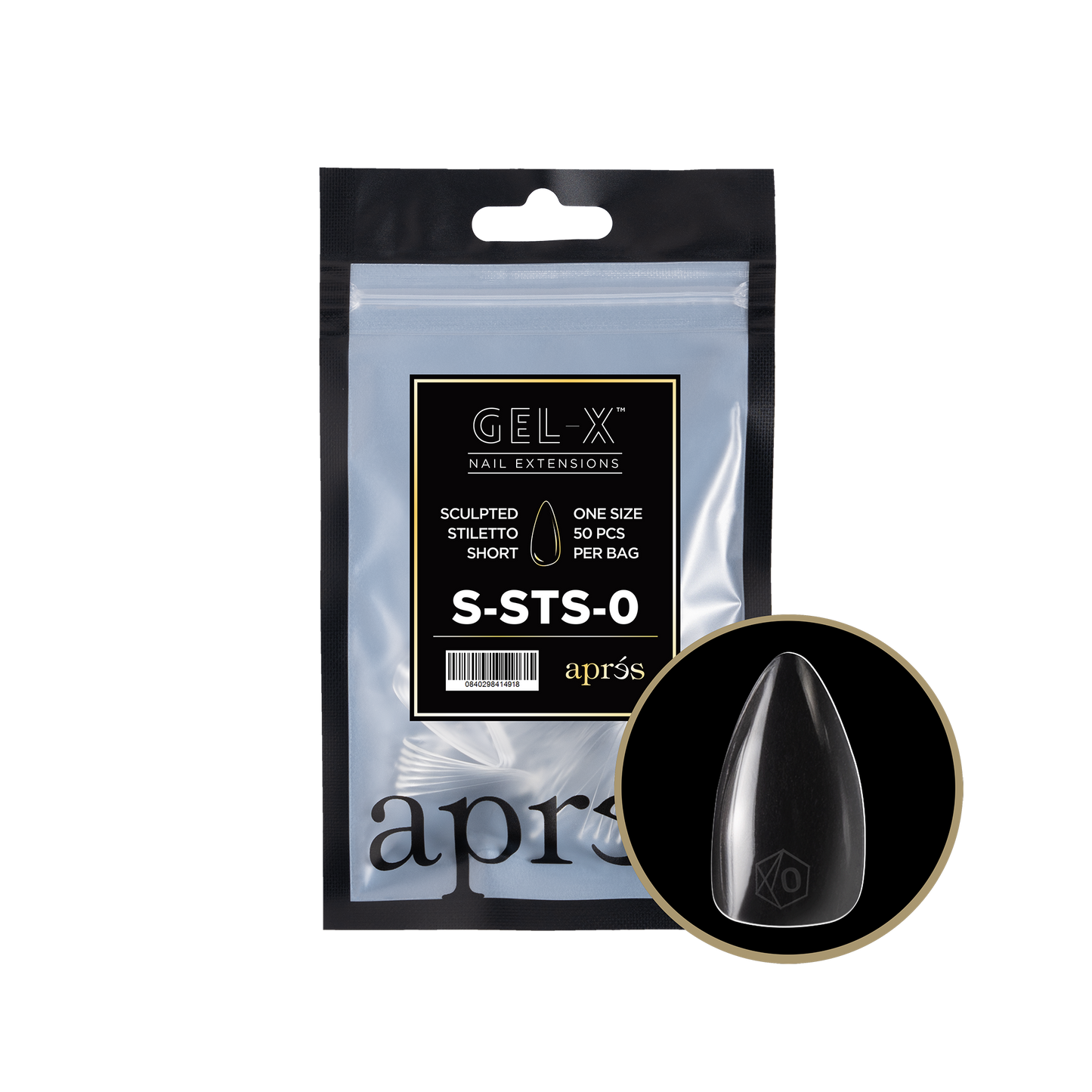 Apres gel-x tip box - s-stl-s