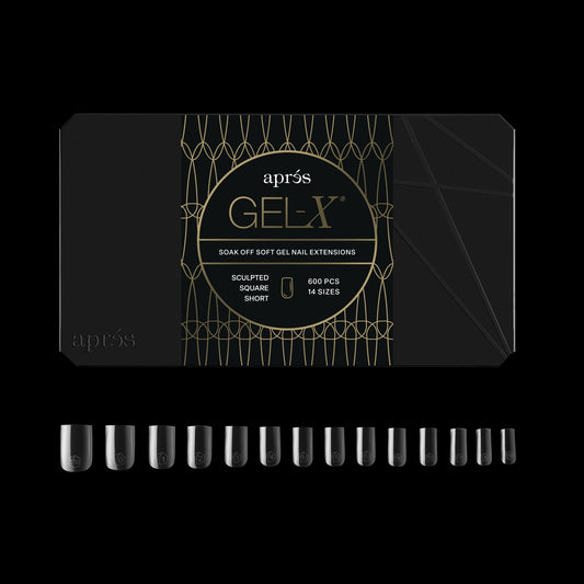 Gel-X Sculpted Square Short Tip Box (600)