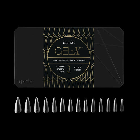Apres gel-x sculpted stiletto x-long box (600pcs)