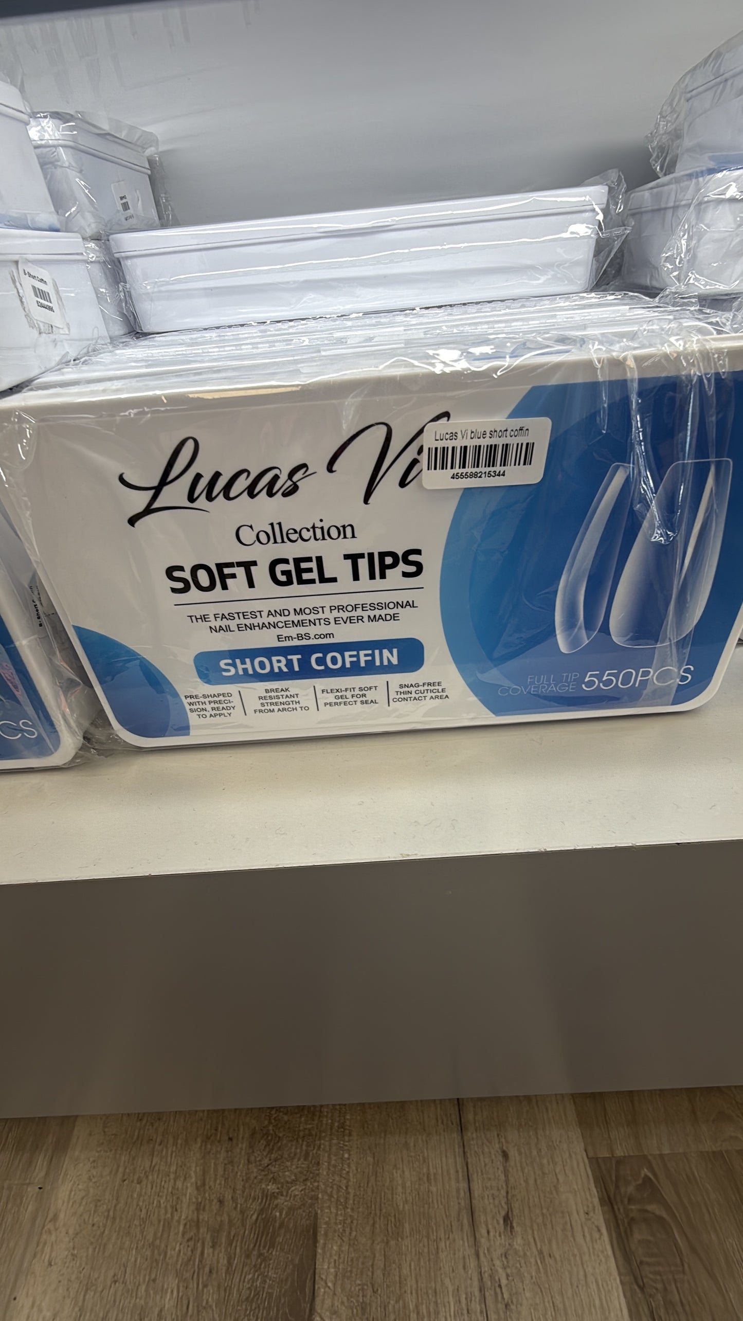 Lucas Vi collection blue box short coffin