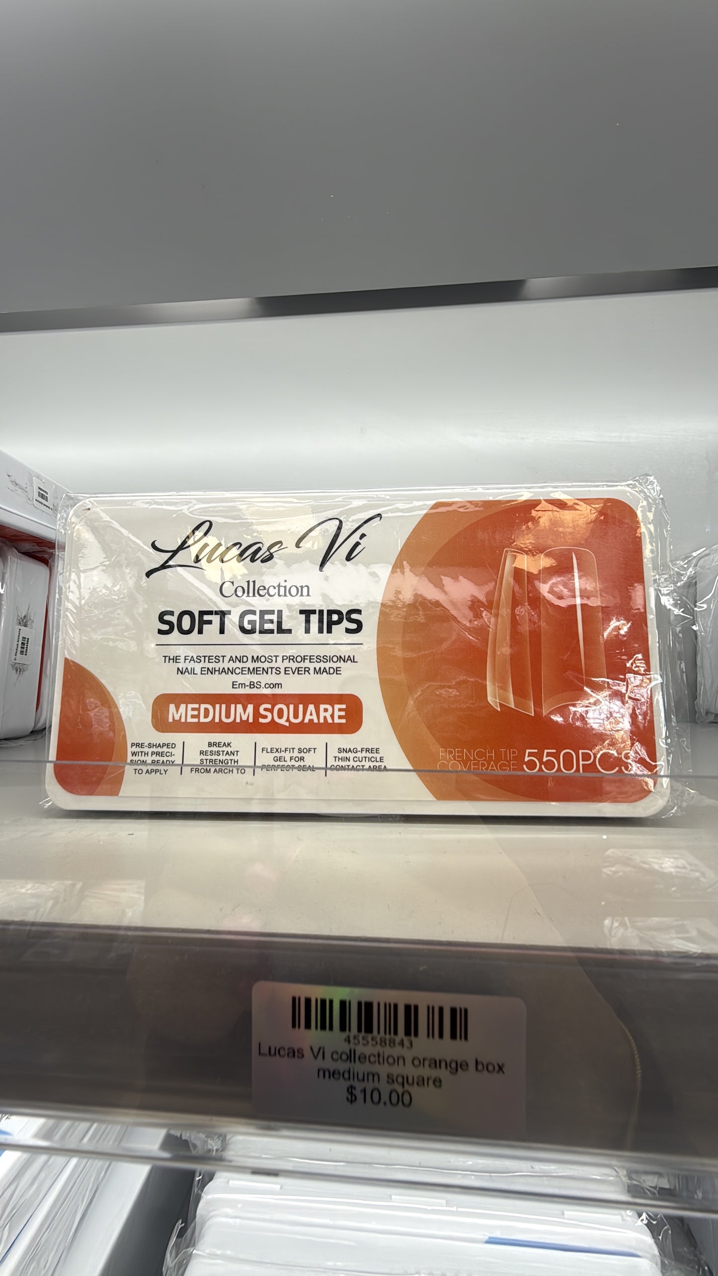 Lucas Vi collection orange box medium square