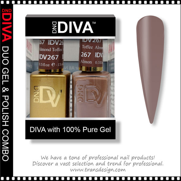 DIVA Gel 267 - Almond Toffee