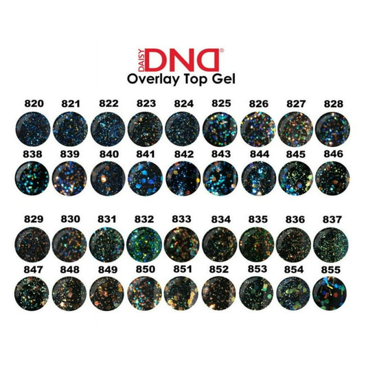 DND duo 834 Overlay Top Gel