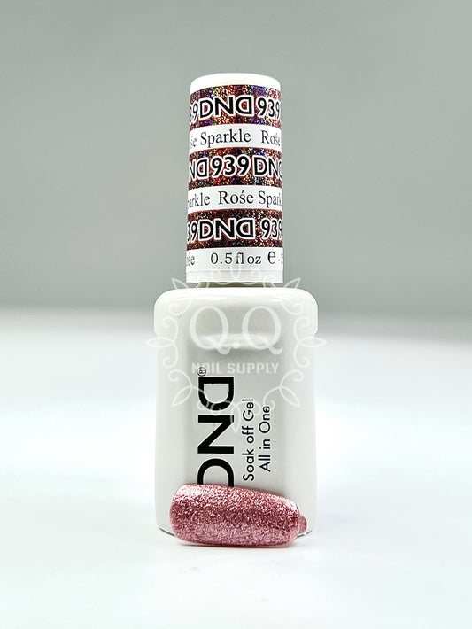 DND gel 939 Rose Sparkle