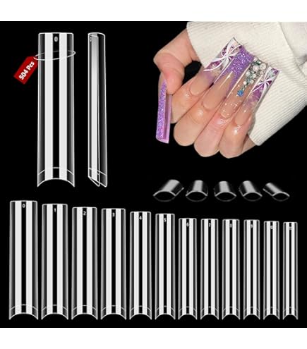 Kingdom clear straight coffin tips #4