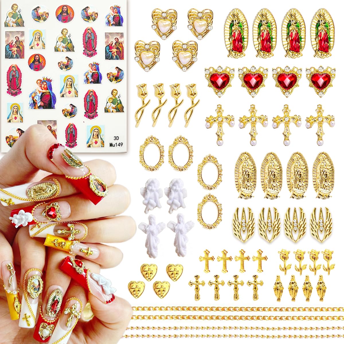Large charms pack cross 08