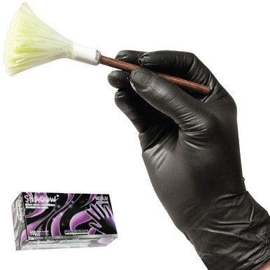 Nitrile examination gloves small