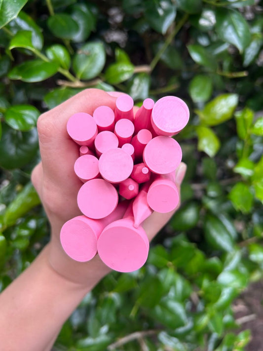 Pink dotting pen