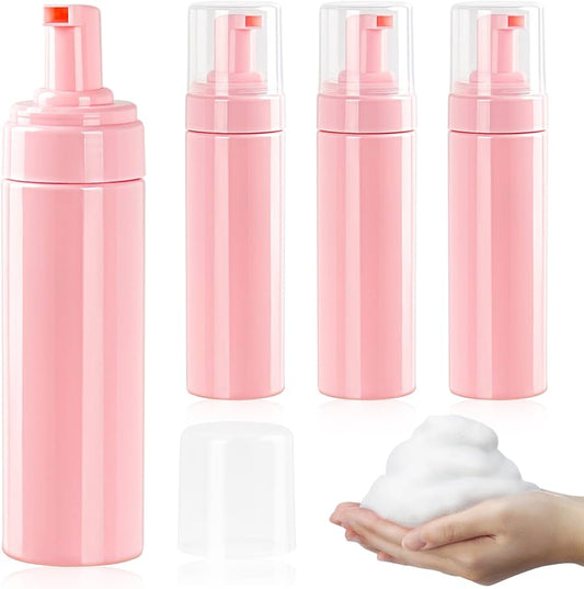 Pink pump bottle