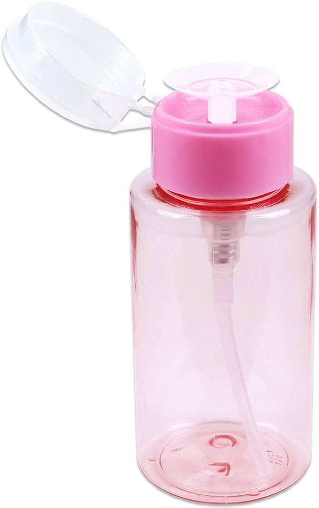 Pink pump bottle