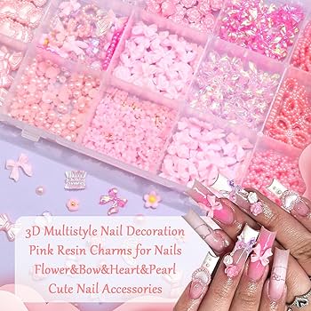 Small charms pack pink petals