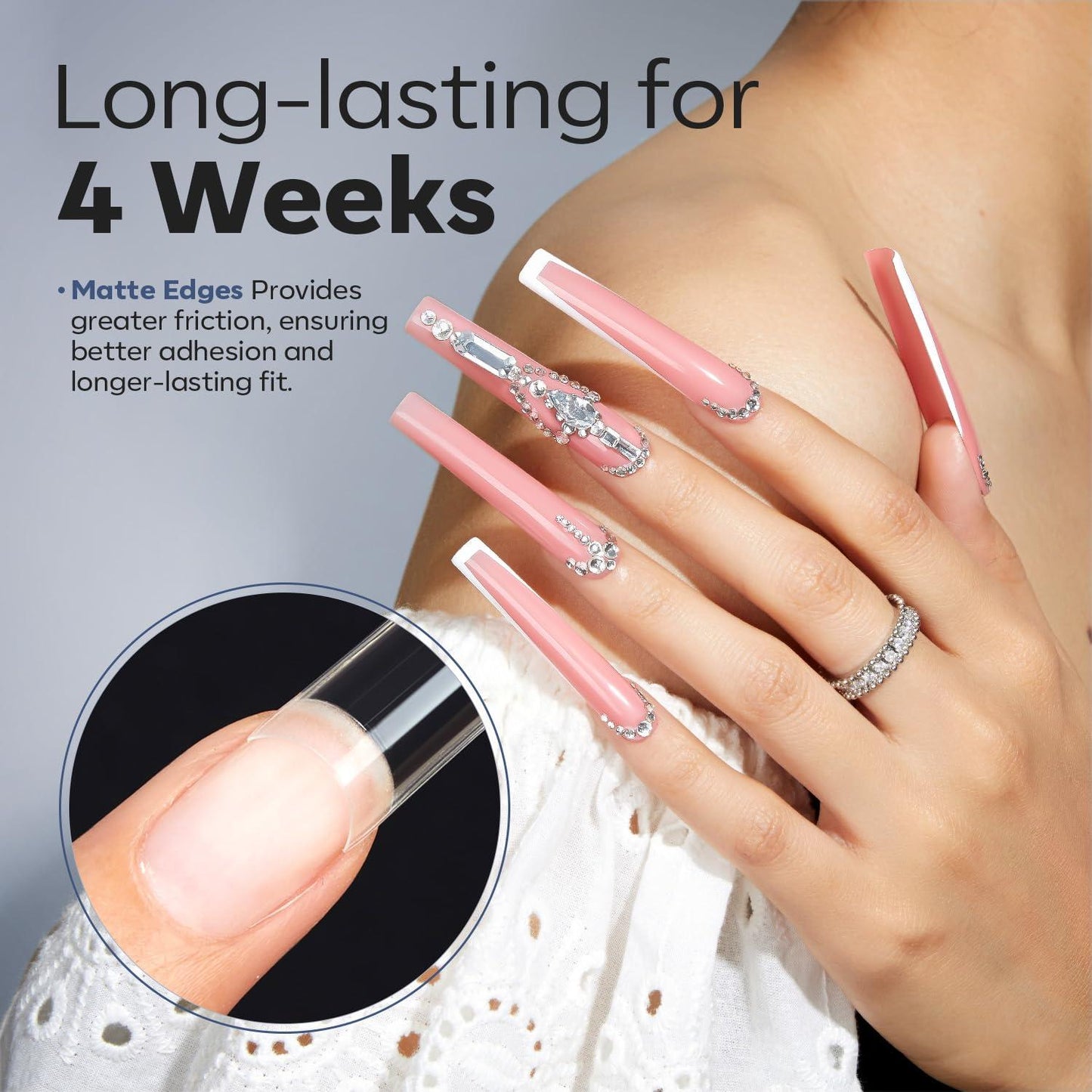 US Nails clear straight french tips #4