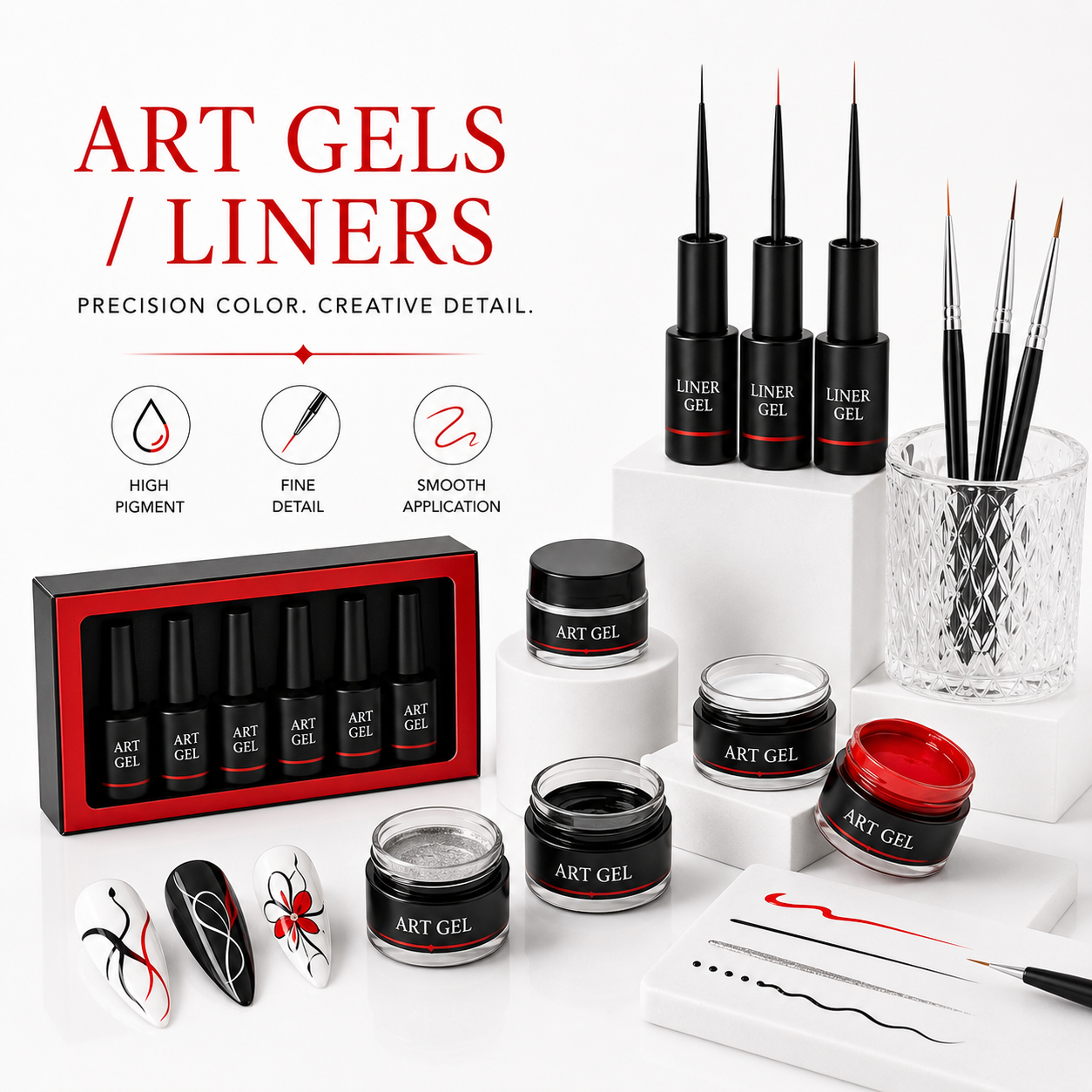 art gels & liners