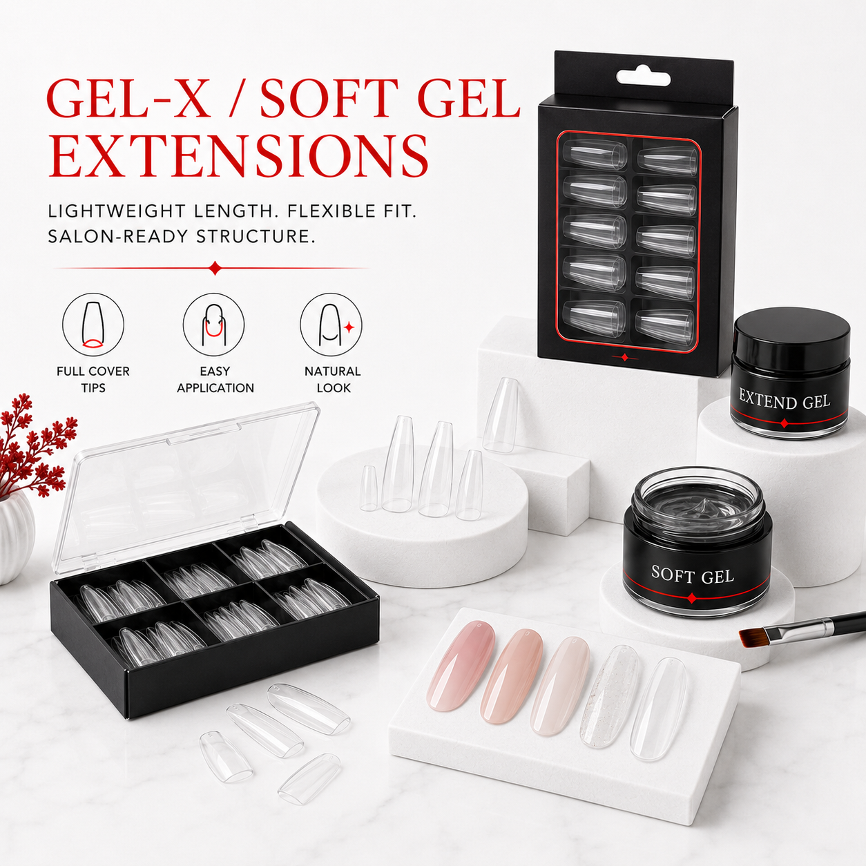 gel-x / soft gel extensions