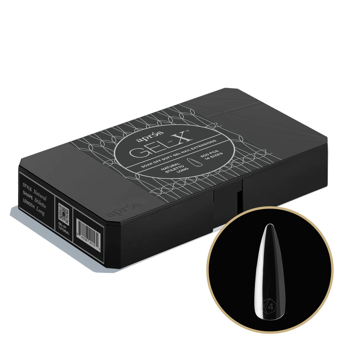 Apres gel-x tip box - n-stl-l (600 pcs)