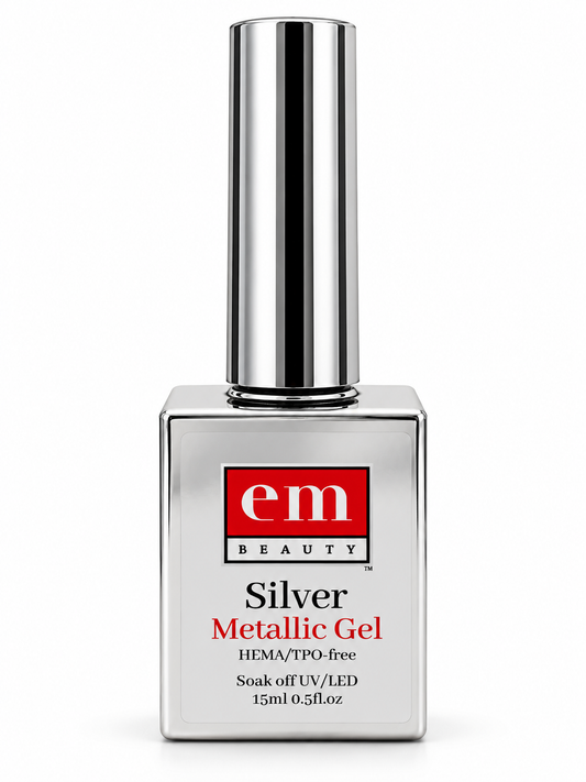 Em Beauty silver metallic liner art