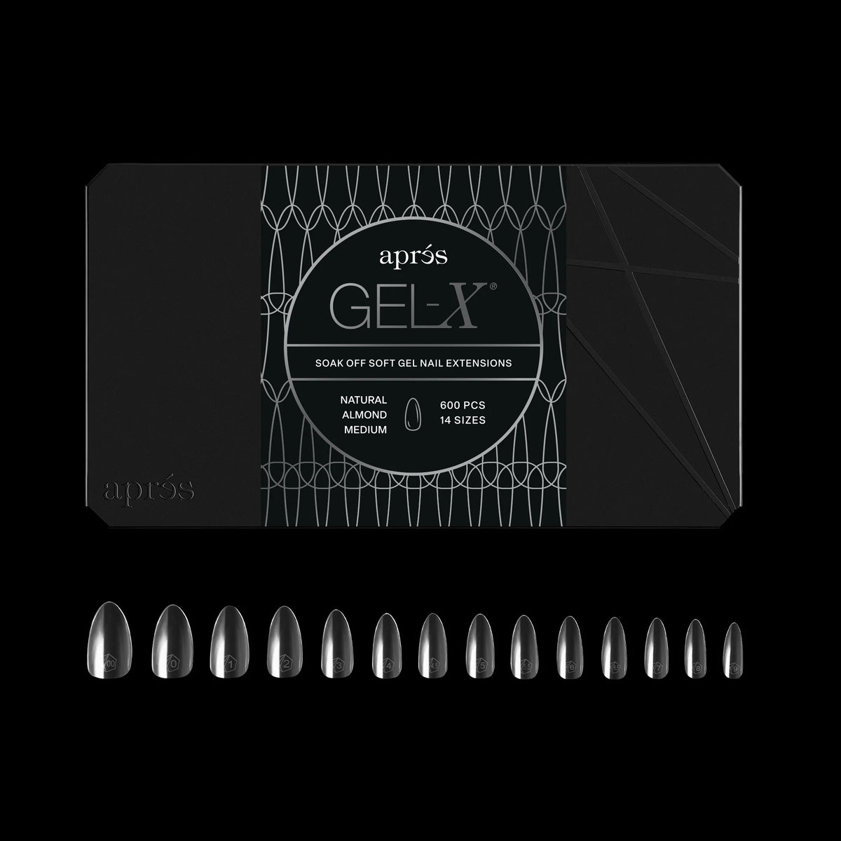 Apres gel-x tip box - n-al-m (600pcs)
