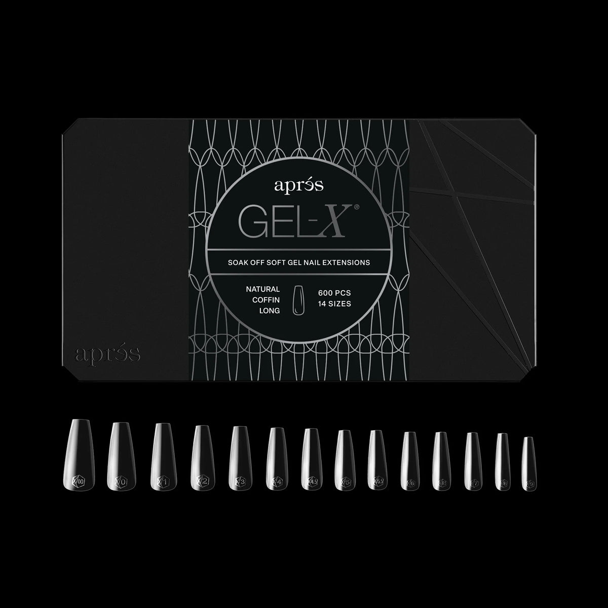 Apres gel-x tip box - n-c-l (600pcs)