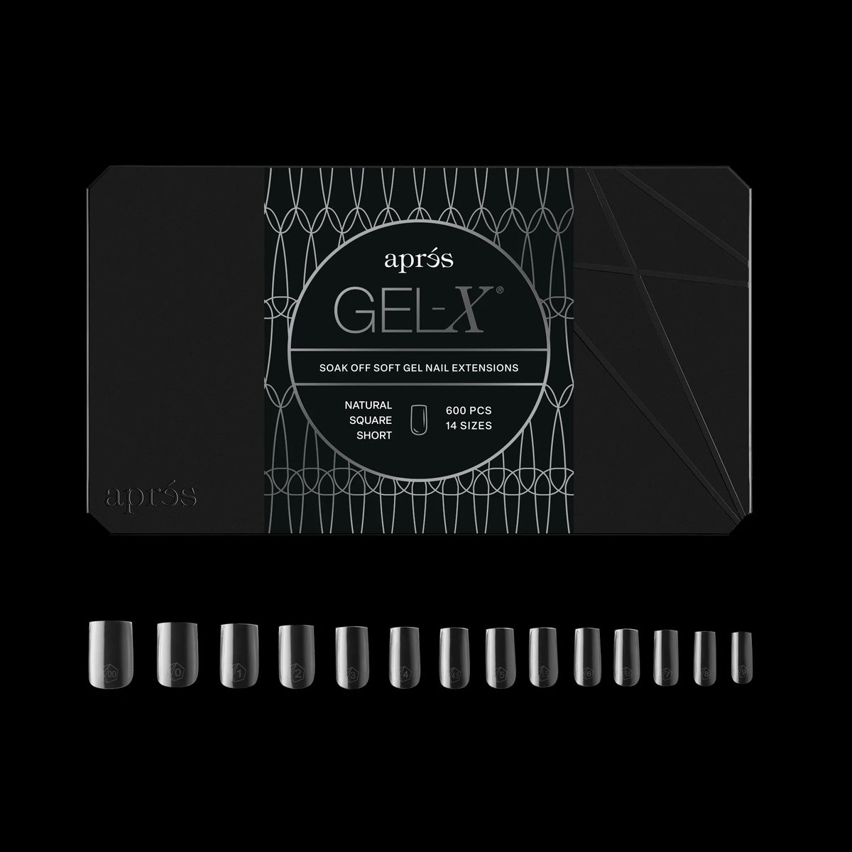 Apres gel-x tip box - n-s-s (600 pcs)