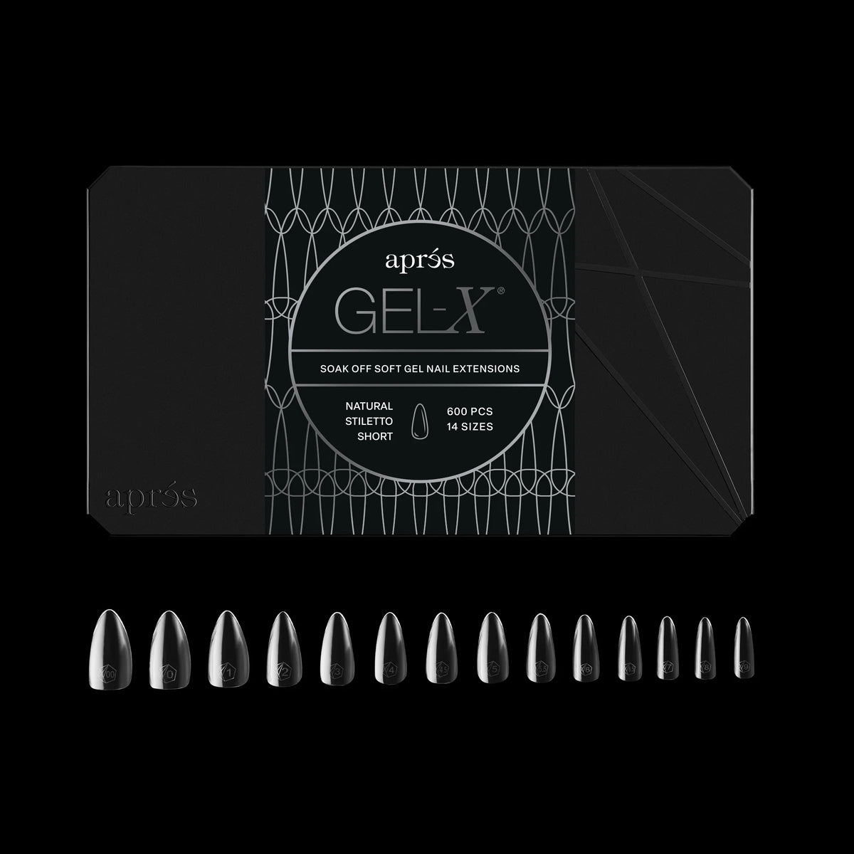 Apres gel-x tip box - n-stl-s (600 pcs)